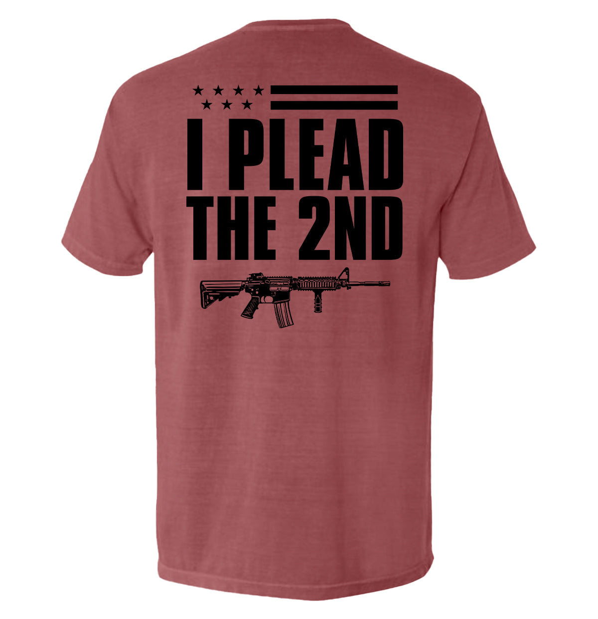 I Plead The 2nd (Back Print) Shield Republic