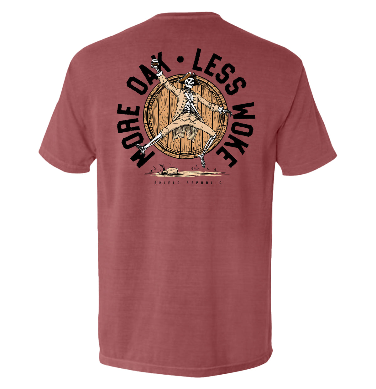 More Oak Less Woke Shield Republic