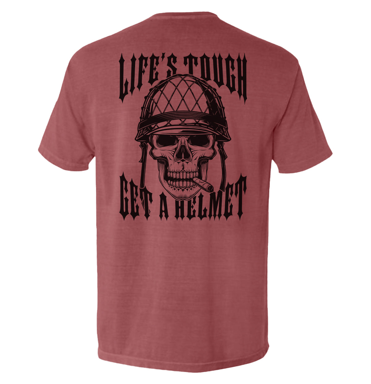 Life's Tough Get A Helmet Shield Republic