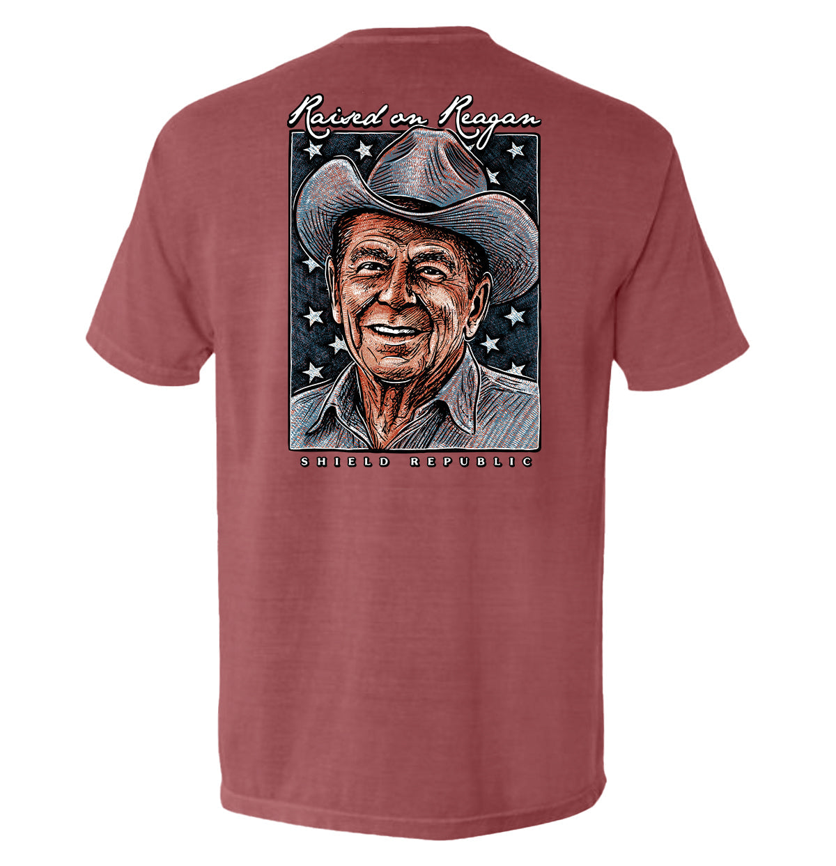 Raised on Reagan Shield Republic