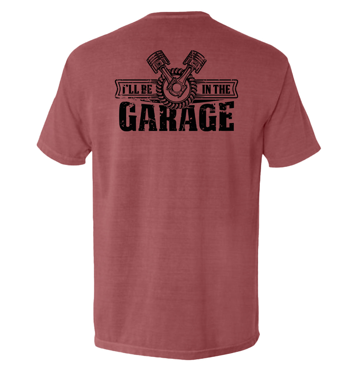 I'll Be In The Garage Shield Republic