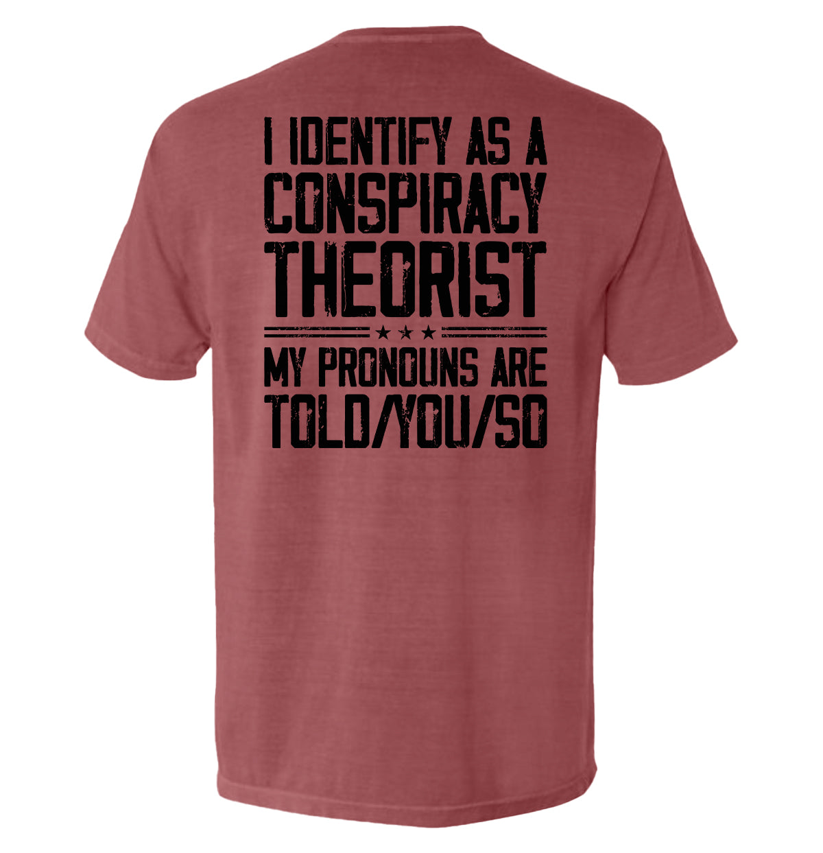 I Identify As A Conspiracy Theorist Shield Republic