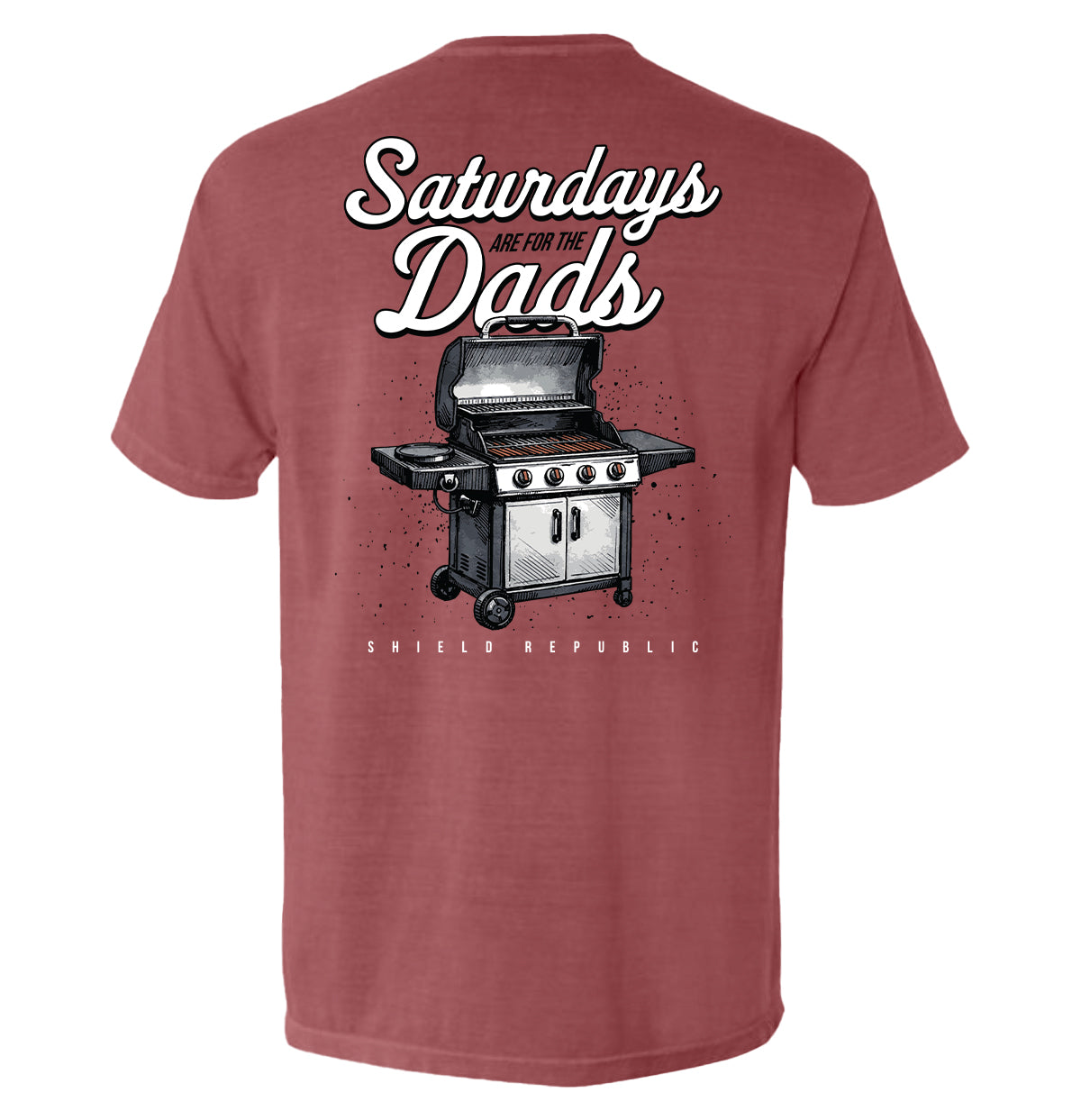 Saturdays Are For The Dads Grill Shield Republic