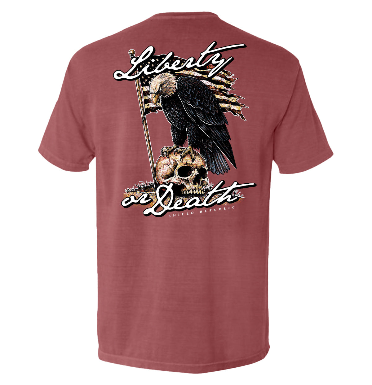 Liberty or Death Eagle Shield Republic