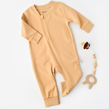 Mustard Onesie 100% Organic Cotton Honey and Hive