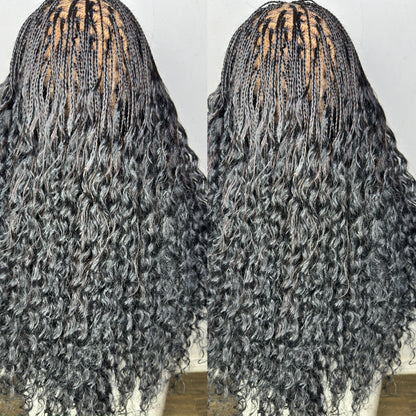Black bohemian curl wig HOL stores