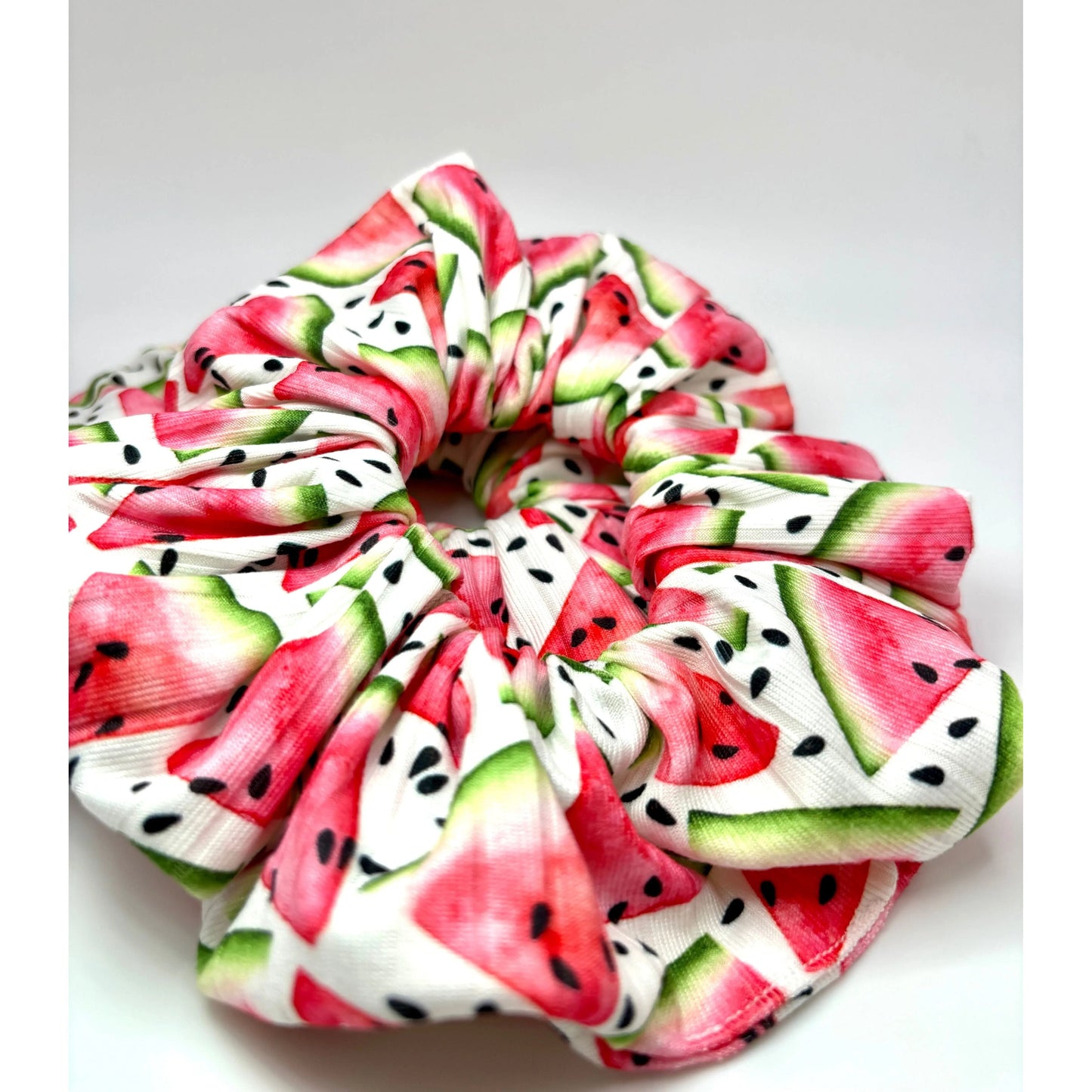 Watermelon Summer Ribbed Scrunchie Enchanted Scrunch