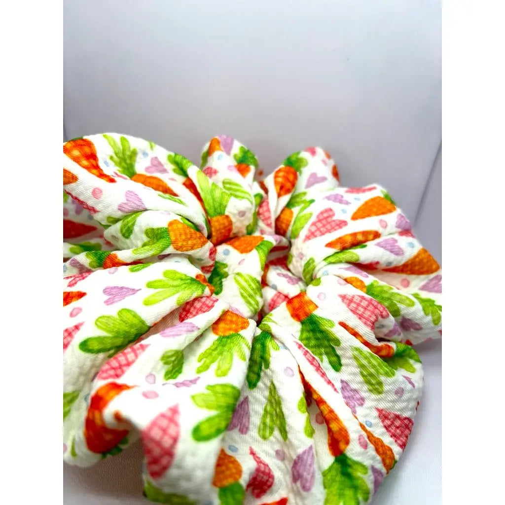 Heart Carrots Easter Bullet Scrunchie Enchanted Scrunch