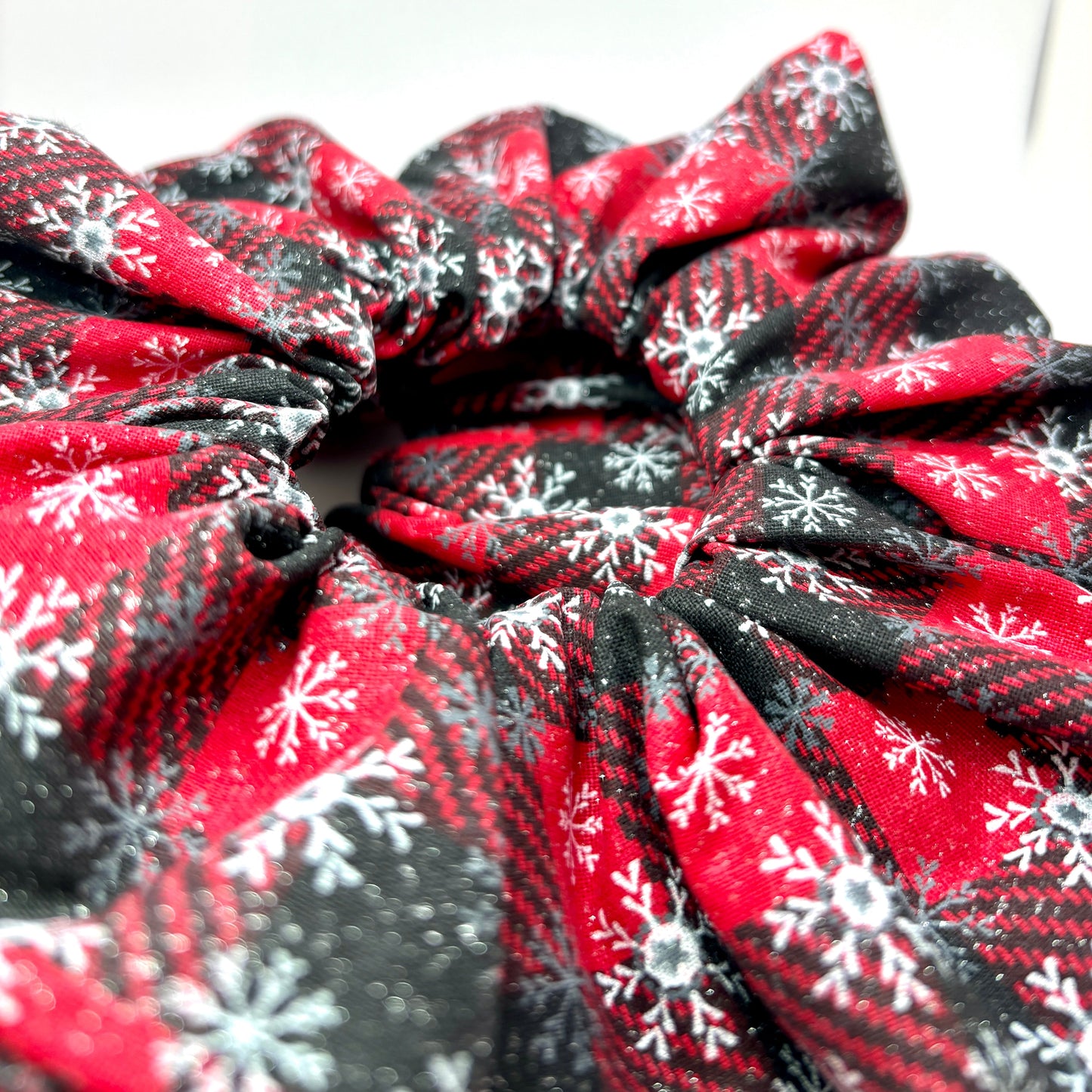 Buffalo Glitter Snowflake Scrunchie Enchanted Scrunch