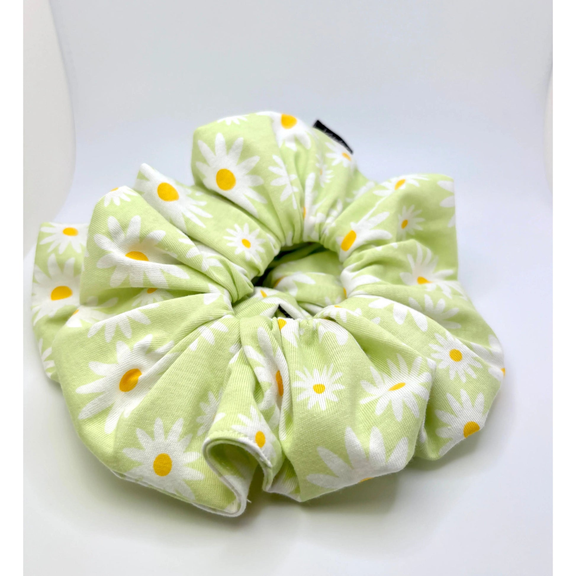 Green Daisy Summer Scrunchie Enchanted Scrunch