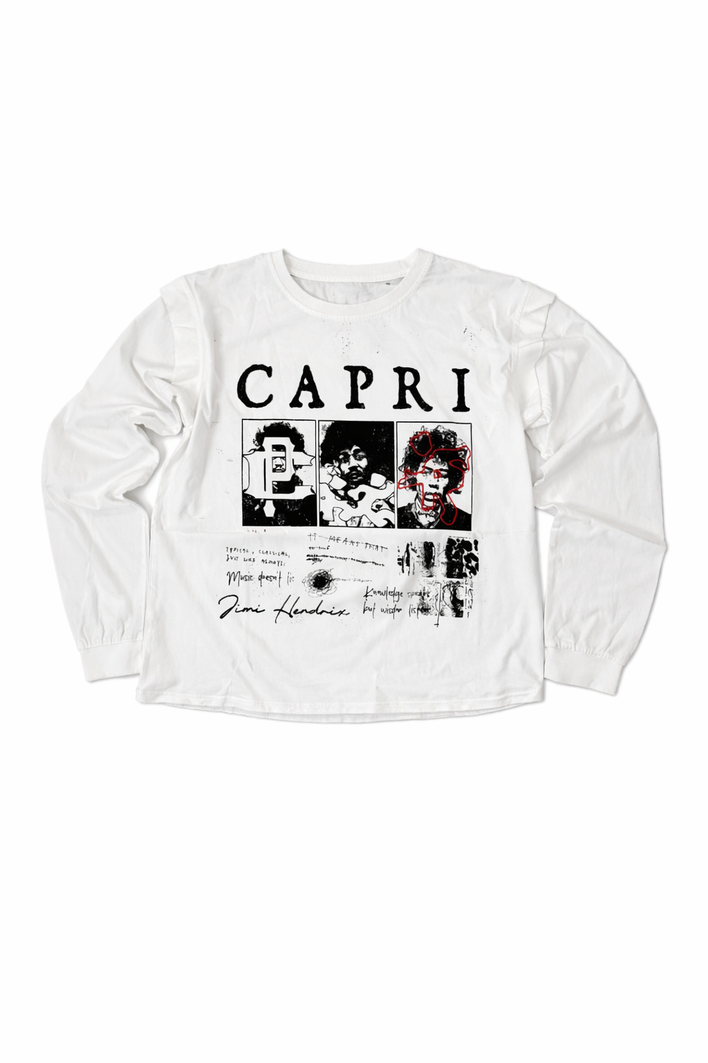 Capri White Long Sleeve ProjectCapri