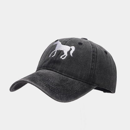 Horsing Around Distressed Cowgirl Baseball Cap Country in My Heart