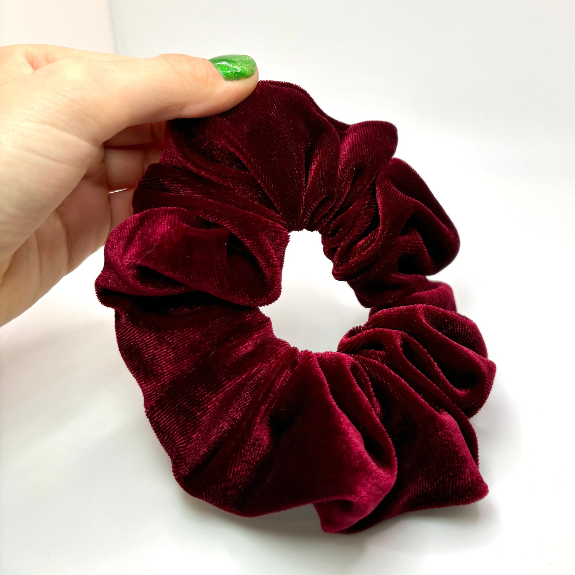 Mini Burgundy Velvet Scrunchie Enchanted Scrunch