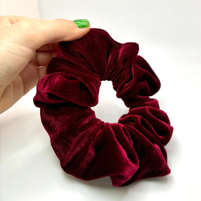Mini Burgundy Velvet Scrunchie Enchanted Scrunch