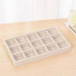 Plush jewelry storage box jewelry box rings earrings bracelets necklaces storage display shelf