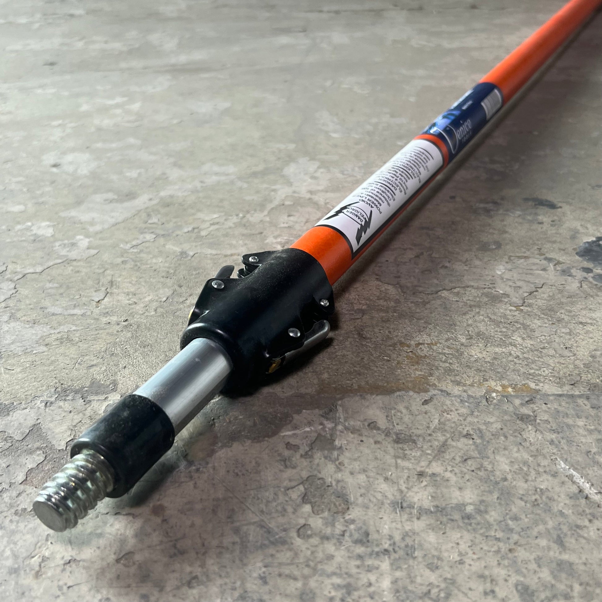 VENICE TOOLS Alumiglass Extension Pole Sz 4 ft- 8 ft, Orange 50020 PayWut