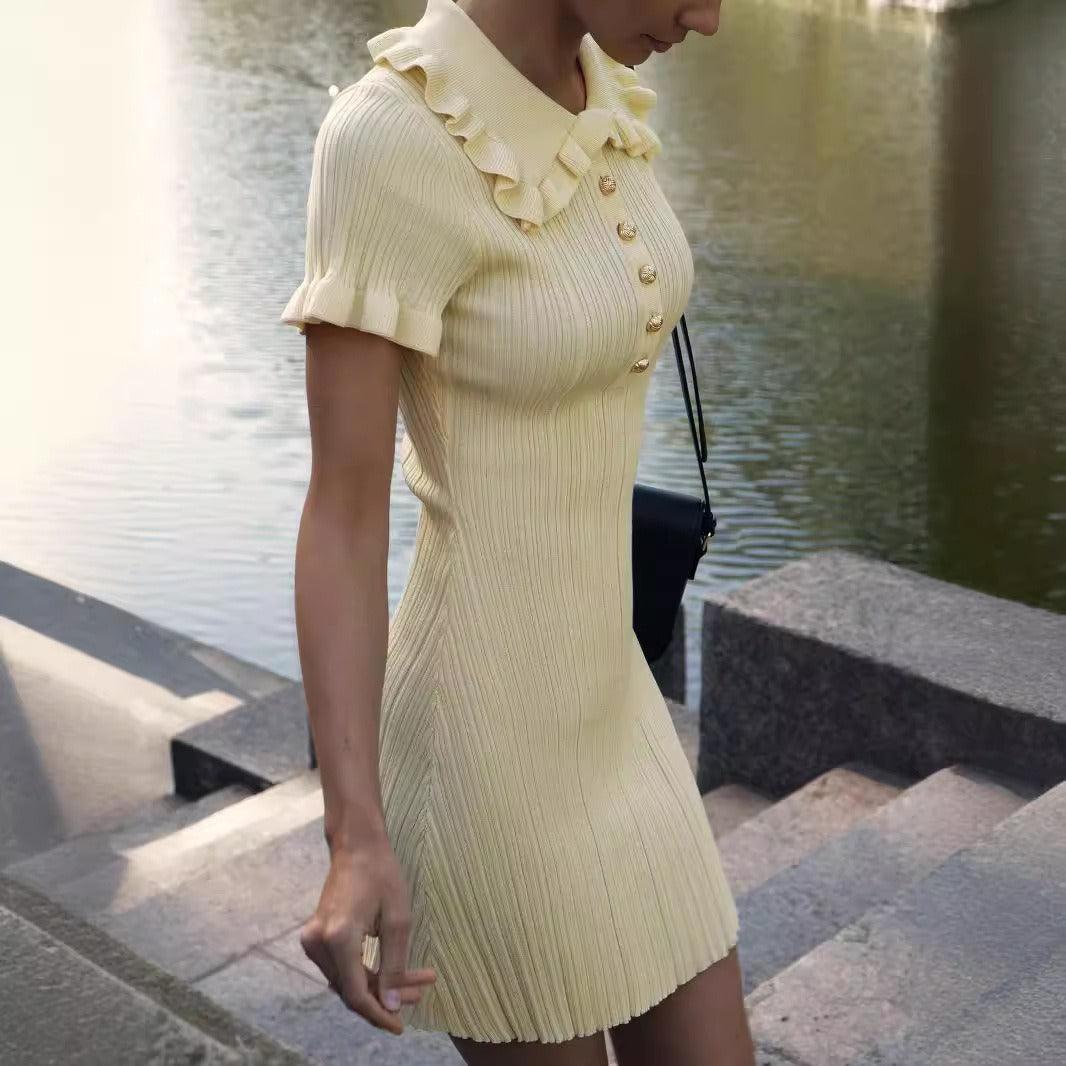 Hepburn Elegance Knit Dress - Audrey Hepburn Inspired Dress for Stylish Women Country in My Heart