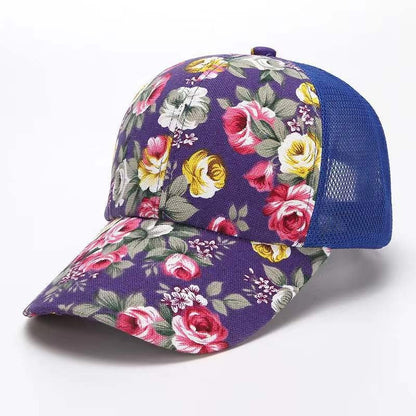 Floral Print Adjustable Baseball Cap Country in My Heart