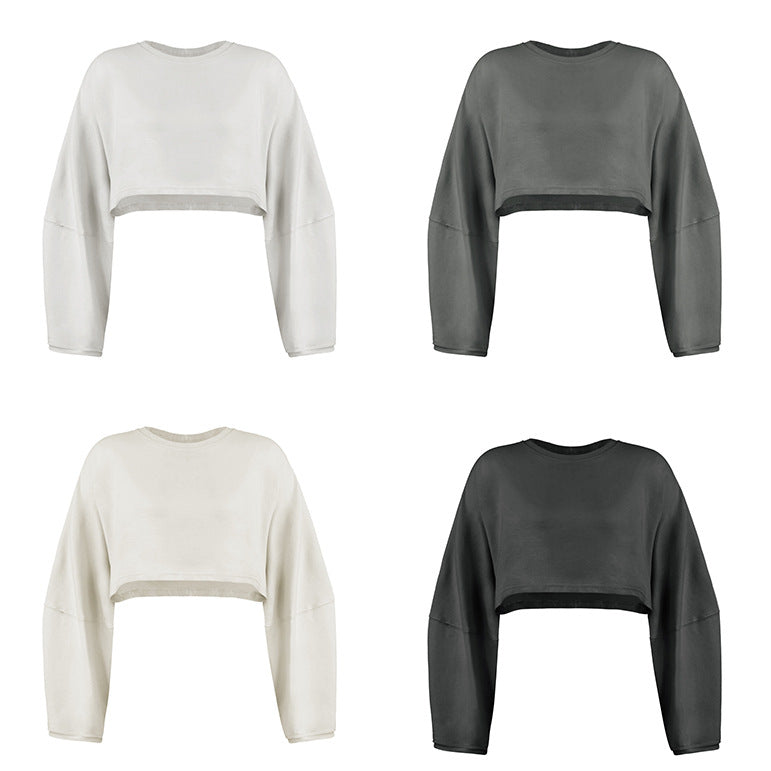 Active Comfort Long Sleeved Sweatshirt Crop Top Country in My Heart