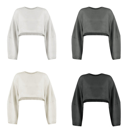 Active Comfort Long Sleeved Sweatshirt Crop Top Country in My Heart