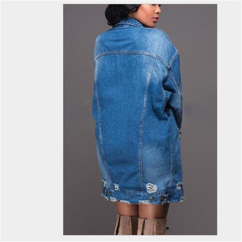 Cowgirl Chic Boyfriend Denim Jacket | Distressed & Stylish Western Outerwear Country in My Heart