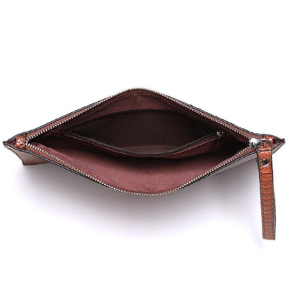Python Luxe Clutch - Stylish Simulated Leather Clutch for Sophisticated Women Country in My Heart