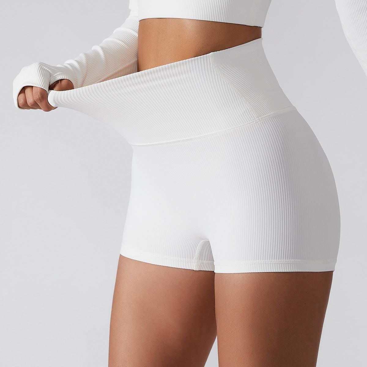 High-Waisted Ribbed Fitness Shorts | Butt Lifting & Flattering Activewear for Yoga, Running & More Country in My Heart