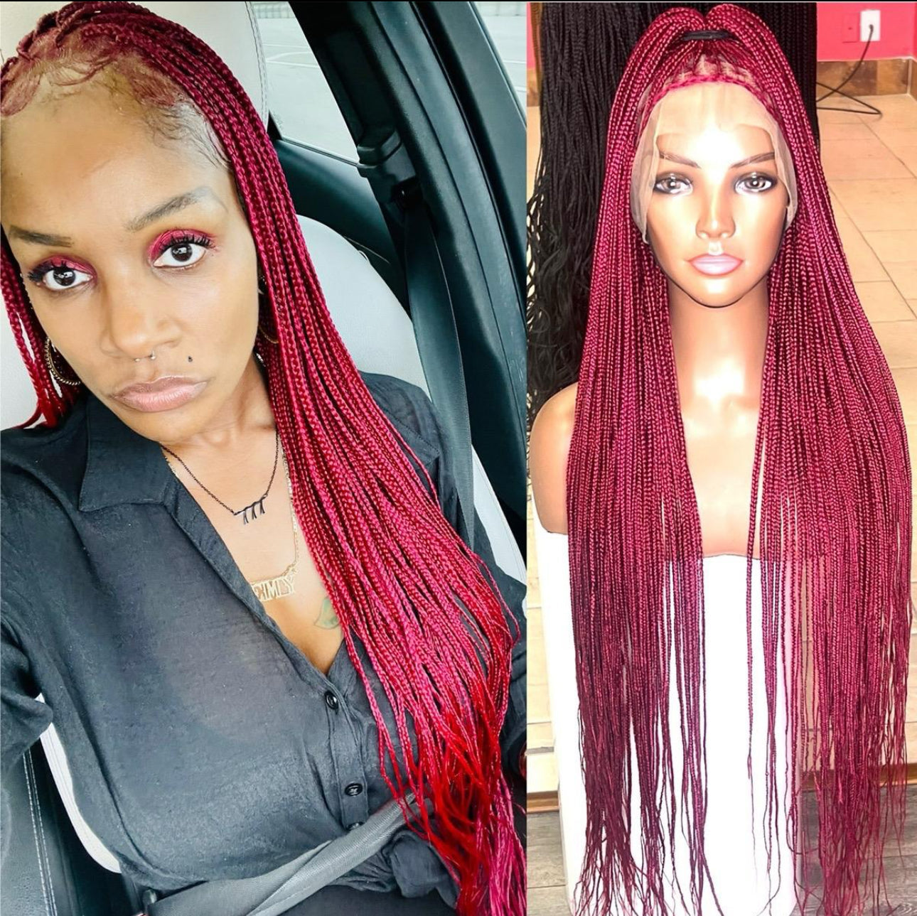 Knotless box braided wig HOL stores