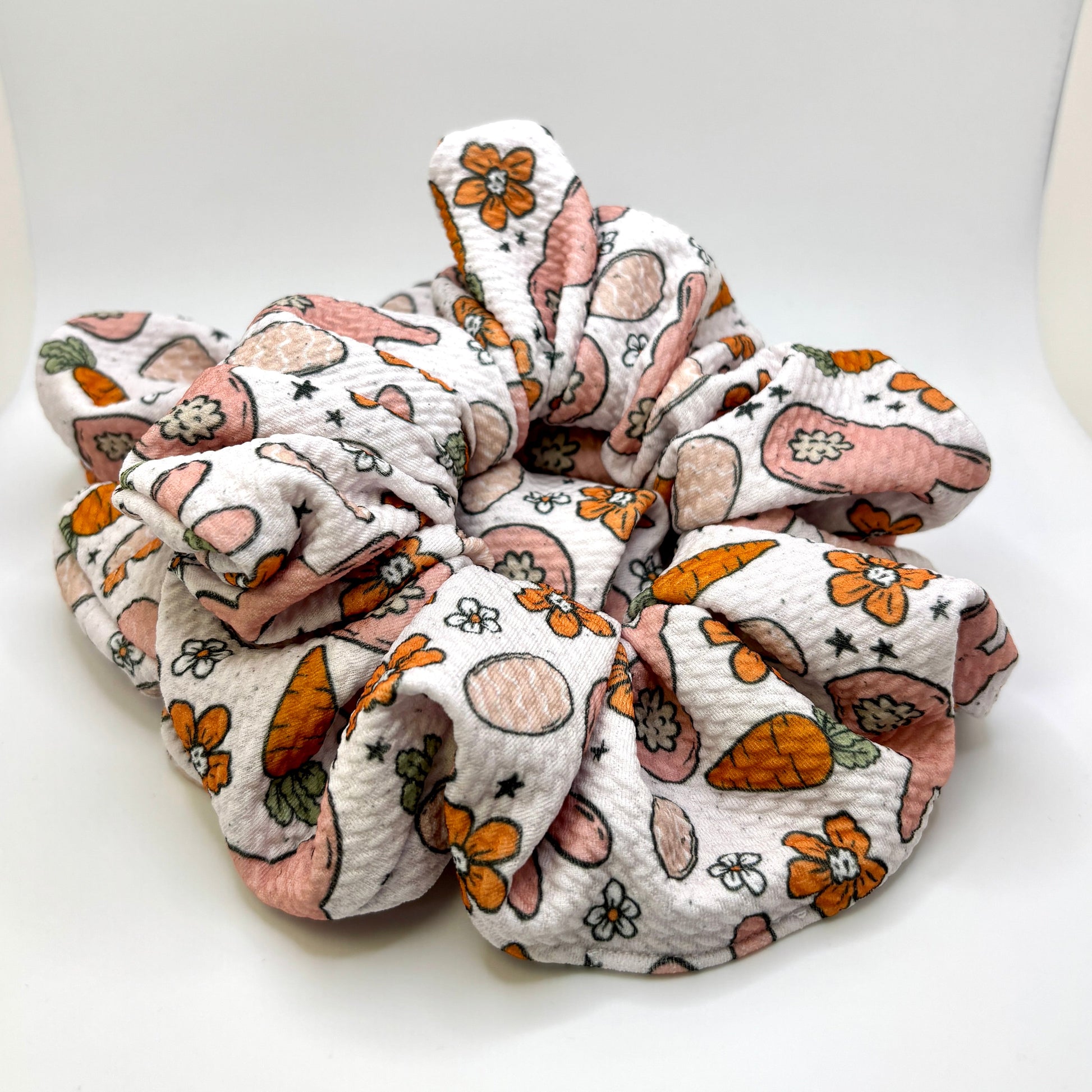 Peeps and Carrot Easter Bullet Scrunchie Enchanted Scrunch