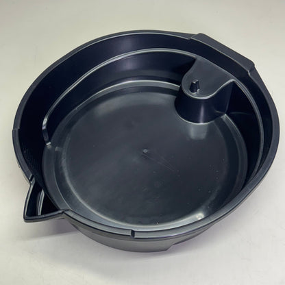 FLOTOOL (12 PACK) 8 Quart Drain Pan Sz 16.5” L x 15” W x 4” H, Black 42108MI PayWut