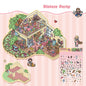 Landscape stickers large 3D stereoscopic scene collage miniature scene ledger stickers DIY stickers