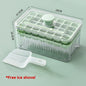 Press Type Ice Cube Ice Box Refrigerator Ice Cube Artifact Silicone Mold With Cover Household Sealed Food Grade Ice Maker