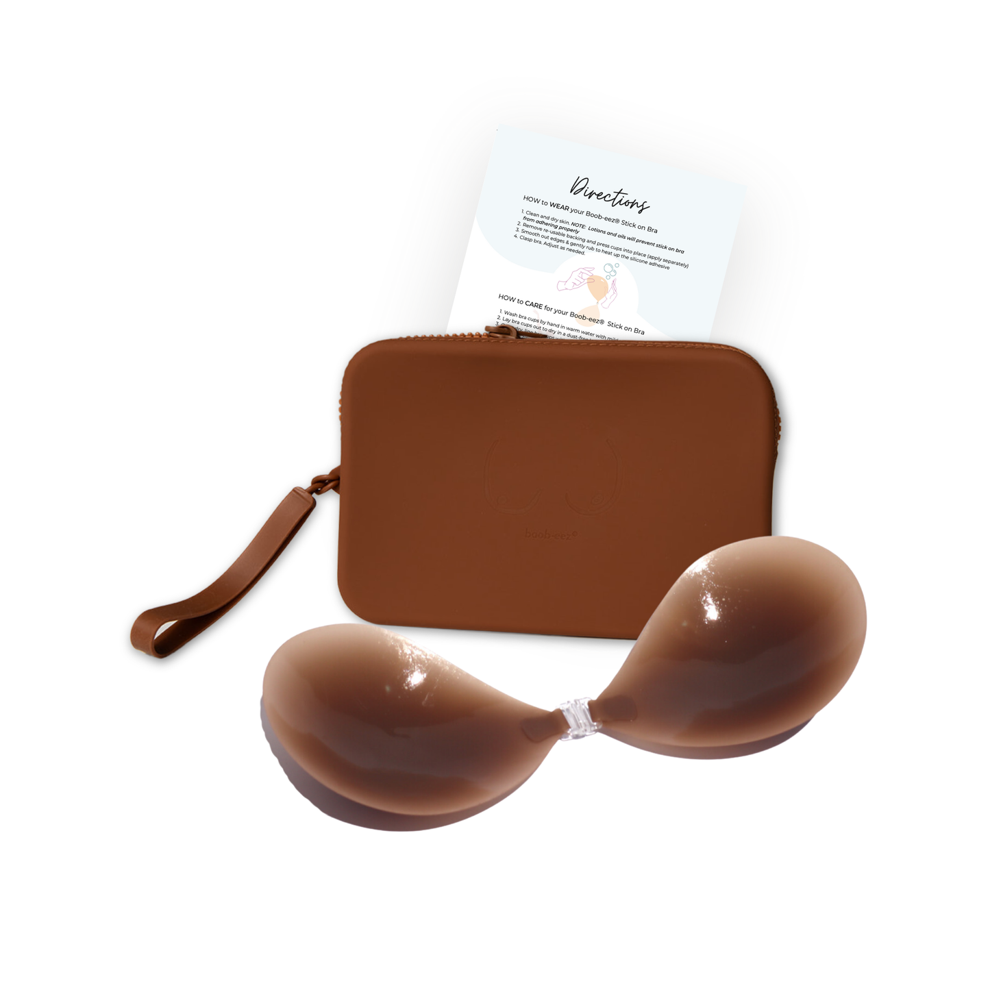Match Maker - Seamless Sticky Bra in Dark Nude Boob-eez