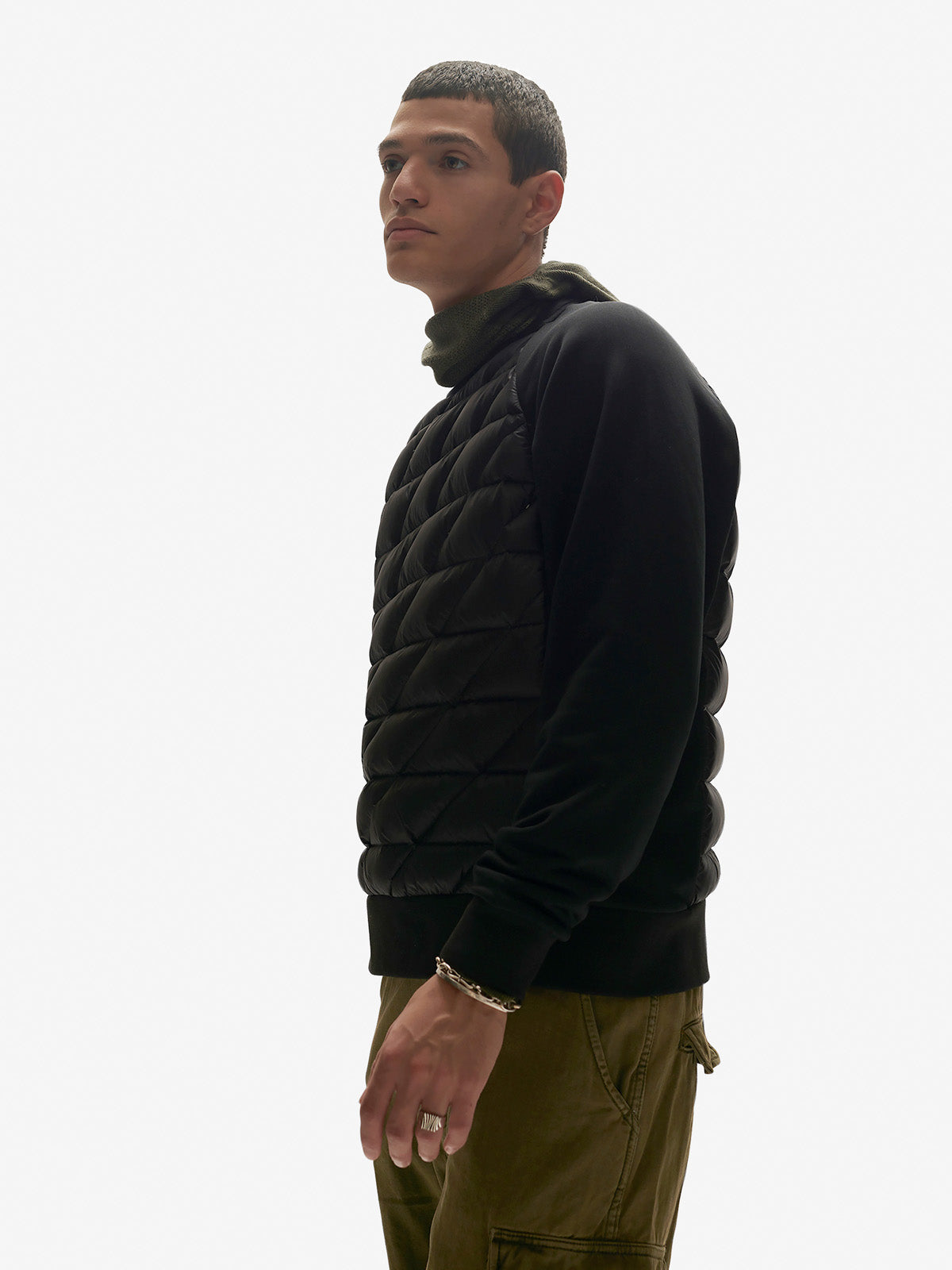Down Crew Sweater - Black Holden Outerwear