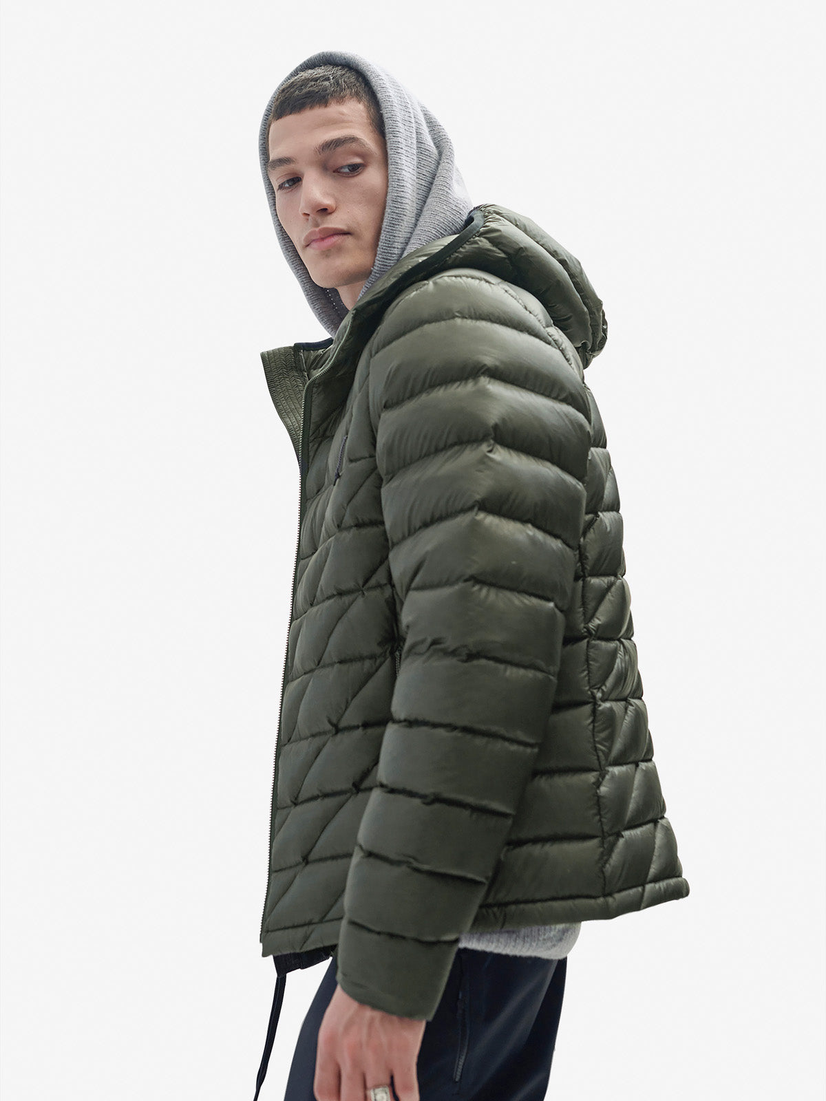 Packable Down Jacket - Stone Green Holden Outerwear