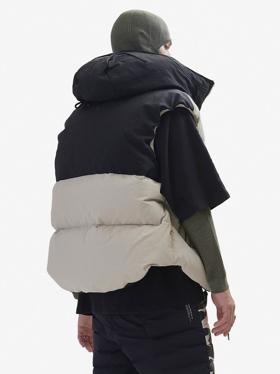 Hooded Down Vest - Canvas Holden Outerwear