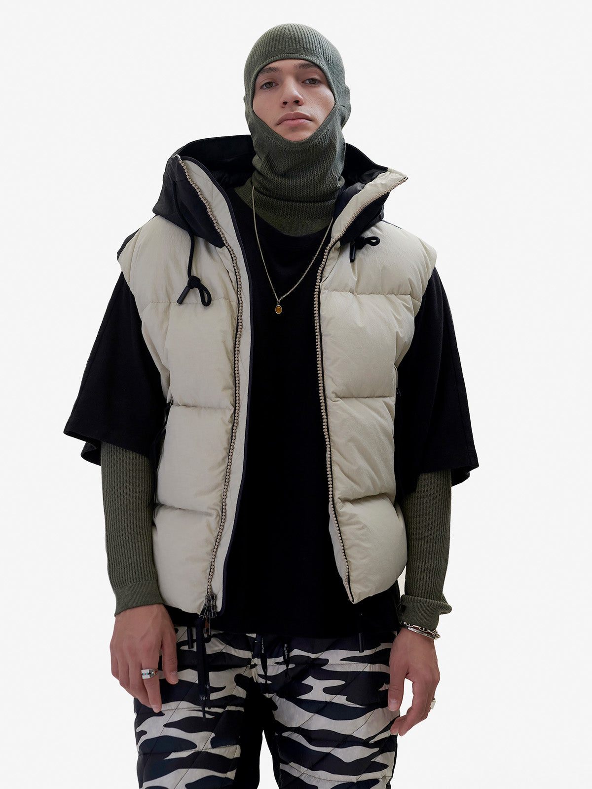 Hooded Down Vest - Canvas Holden Outerwear