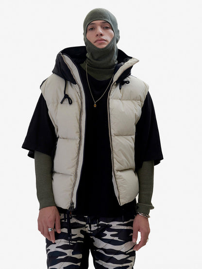 Hooded Down Vest - Canvas Holden Outerwear