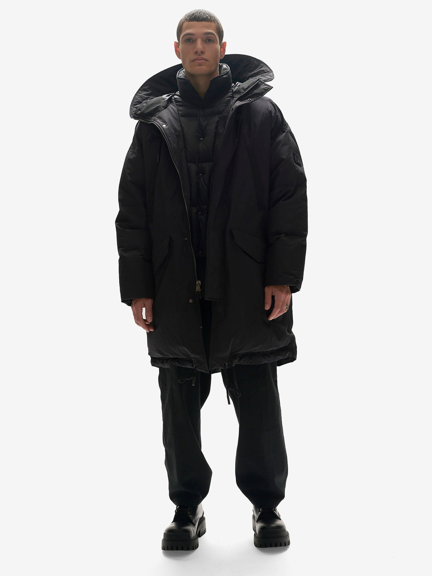 Long Down Puffer - Black Holden Outerwear