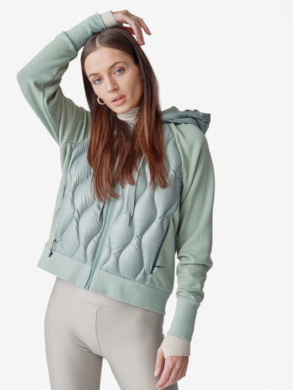 Down Zip Hoodie - Slate Gray Holden Outerwear