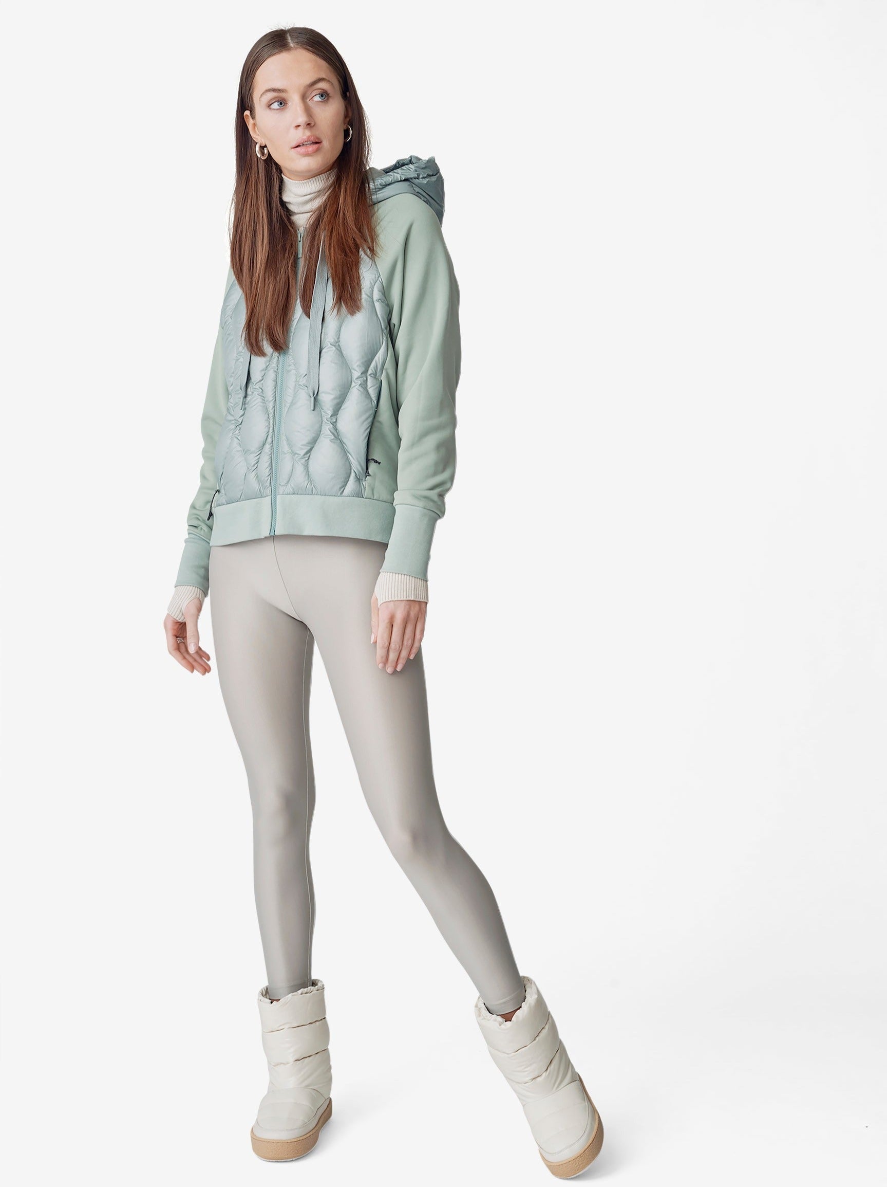 Down Zip Hoodie - Slate Gray Holden Outerwear