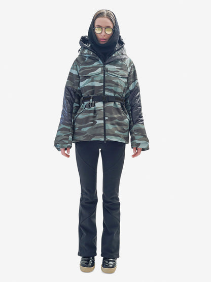 Belted Parka - Zea Camo Holden Outerwear