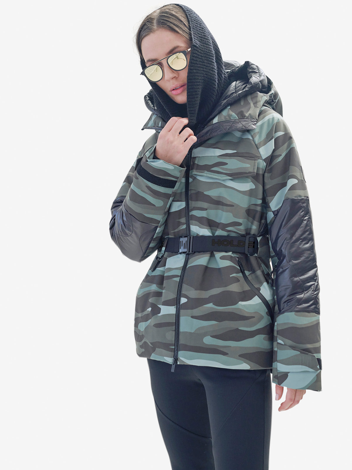 Belted Parka - Zea Camo Holden Outerwear