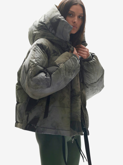 Short Down Puffer - Rekall Tie Holden Outerwear