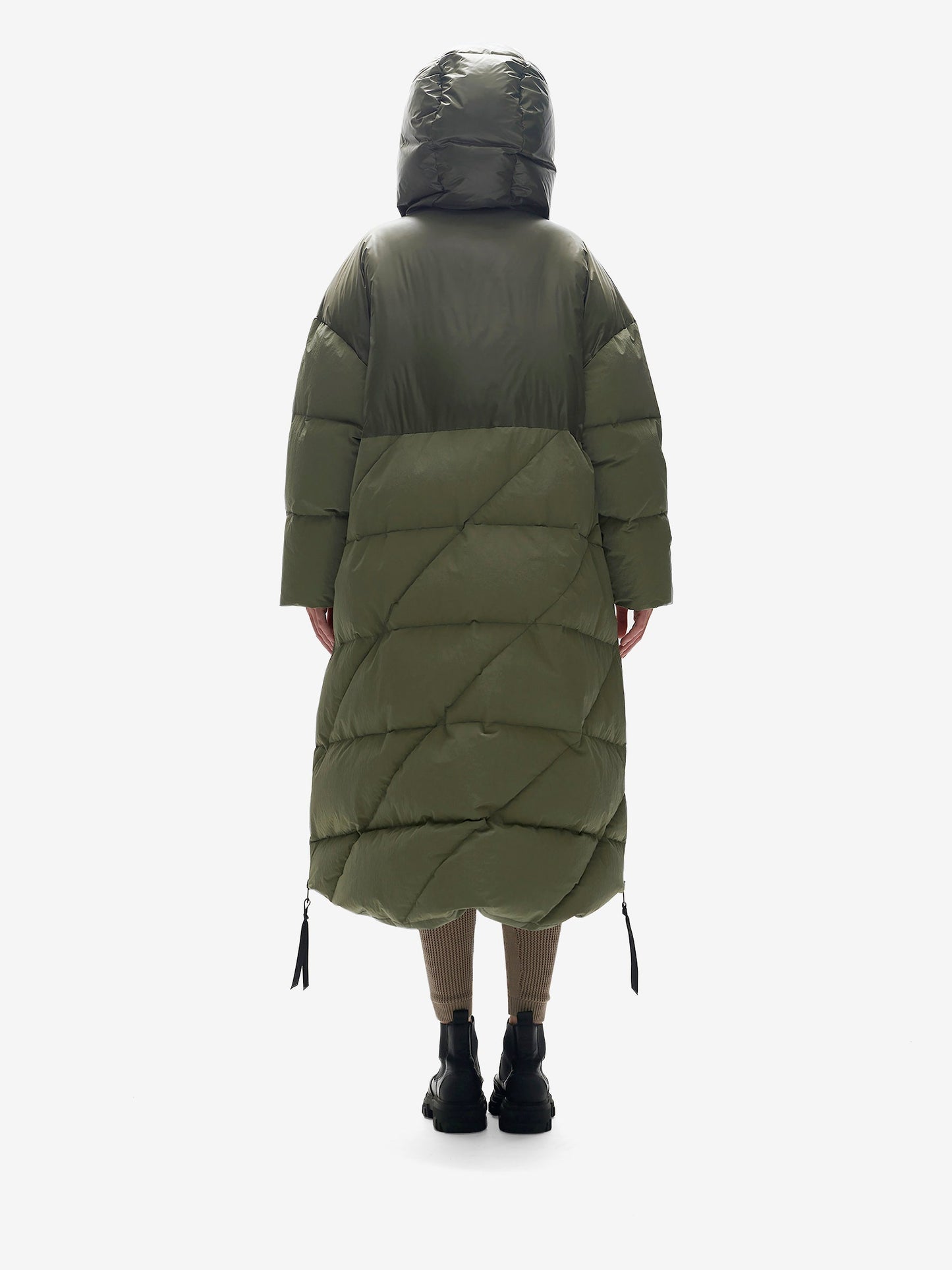 Long Down Puffer - Stone Green Holden Outerwear