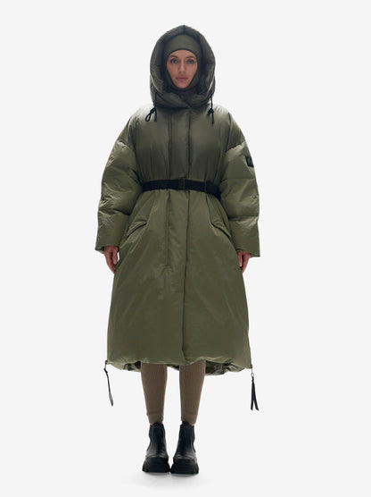 Long Down Puffer - Stone Green Holden Outerwear