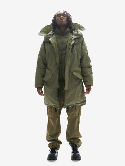 Long Down Puffer - Stone Green Holden Outerwear