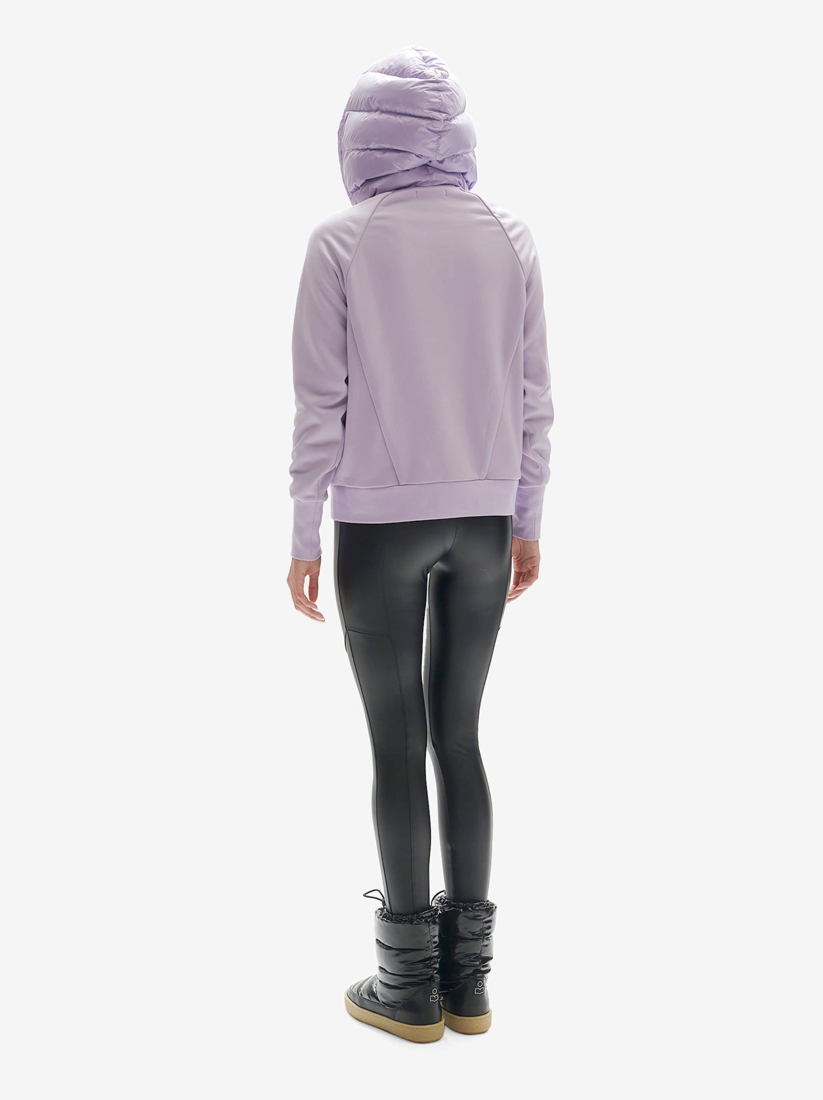 Down Zip Hoodie - Lavender Holden Outerwear