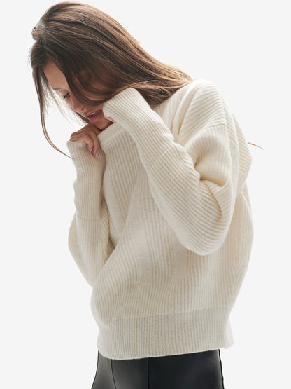Wool Icon Sweater - Soft Cream Holden Outerwear