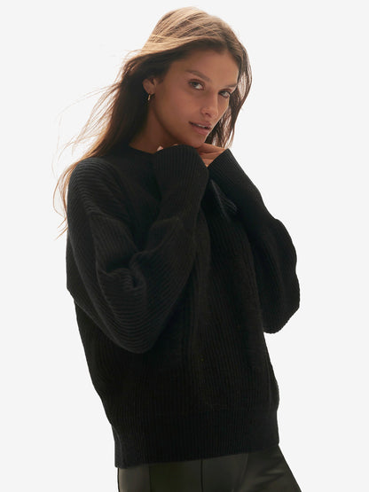 Wool Icon Sweater - Black Holden Outerwear